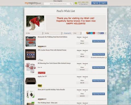 MyRegistry.com - Simplifying Holiday Wish List