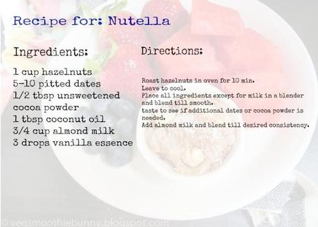 3 Ingredient Fibre Packed Nutella (Refined sugar free and vegan!)