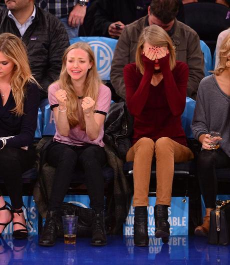 Celebrities Attend The Orlando Magic Vs New York Knicks Game - November 12, 2014