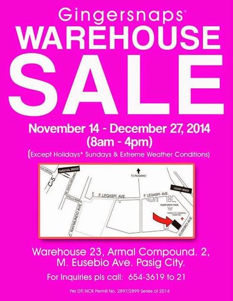 Gingersnaps Warehouse Map