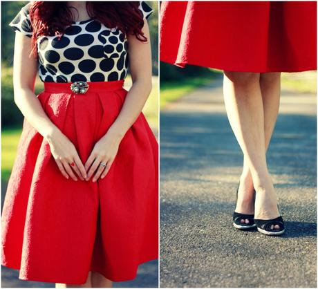 Polka dots, roses, and hearts Polka dots, roses, and hearts | www.eccentricowl.com