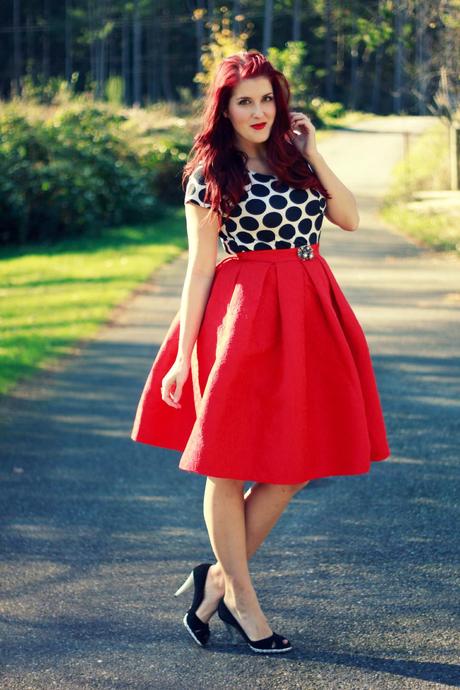 Polka dots, roses, and hearts Polka dots, roses, and hearts | www.eccentricowl.com
