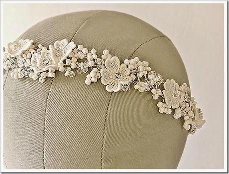Floral Wedding Hair Vine, Wedding Headpiece, Bridal Hair Accessories, Beaded Bridal Headband, Wedding Tiara (2)