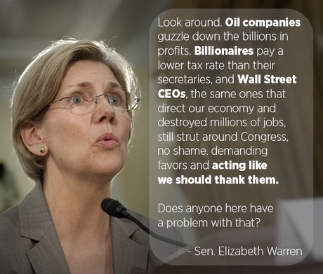 Can Warren Instill Courage In Senate Democratic Leaders ?