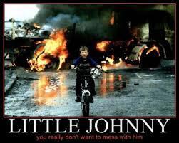 Little Johnny Meets Barack The Bad. Need I say More?
