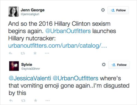 Hillary Clinton nutcracker? It’s sexist, of course! tweets
