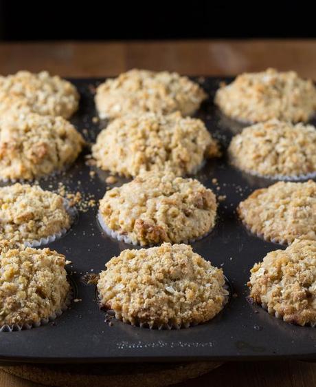 GLAZED MAPLE WALNUT OATMEAL MUFFINS Glazed Maple Walnut Oatmeal Muffins