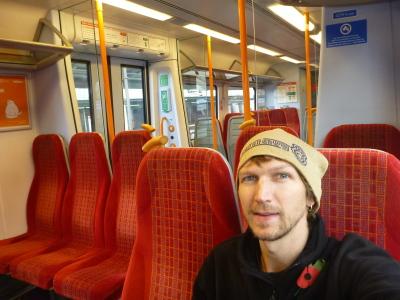 Backpacking in England: Top 5 Sights in Windsor & Eton, Berkshire On the train to Windsor, Berkshire, England.