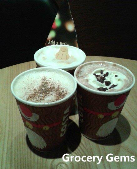 Costa Coffee Christmas Menu 2014