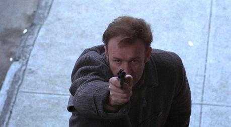 Popeye Doyle’s Peacoat and Pontiac Popeye takes aim with his .38.