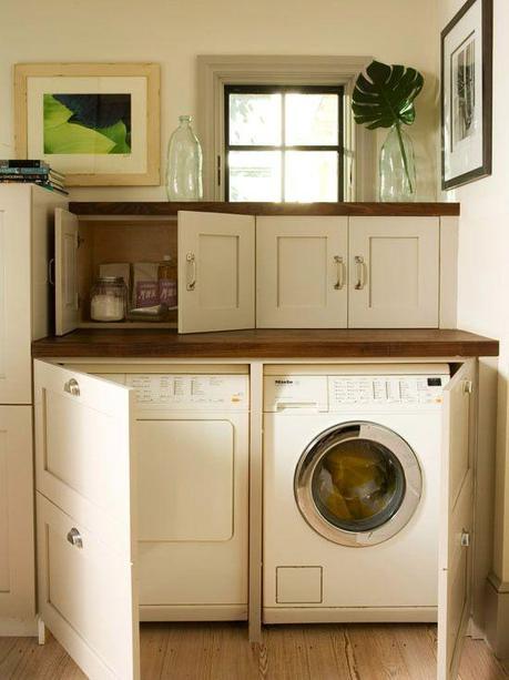 The Perfect Small Laundry Room