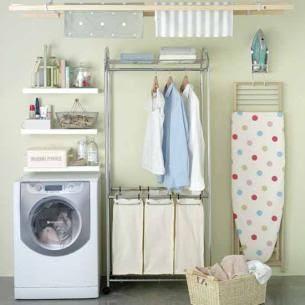 The Perfect Small Laundry Room