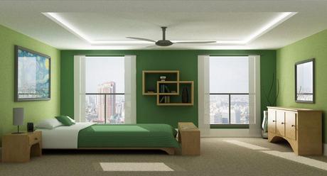 Dark Green Color Walls