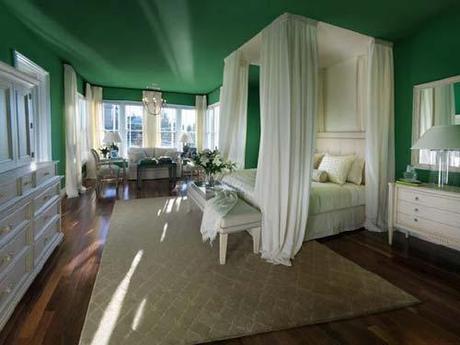 Dark Green Color Walls