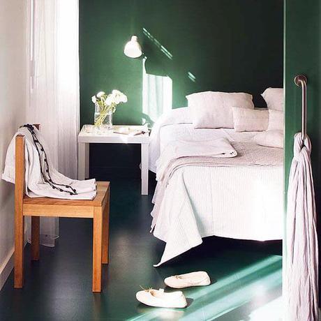 Dark Green Color Walls