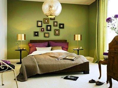 Dark Green Color Walls