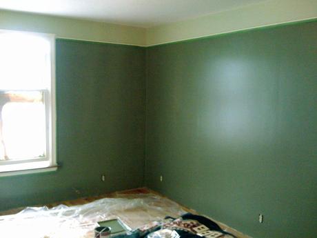 Dark Green Color Walls