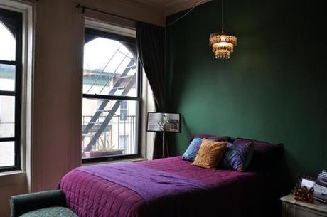 Dark Green Color Walls