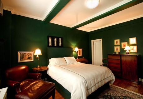 Dark Green Color Walls