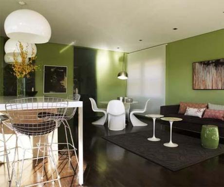 Dark Green Color Walls