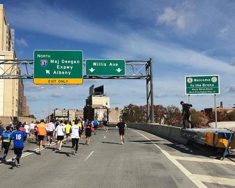 New York City Marathon - Willis Ave Bridge entering Bronx