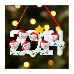 Personal Creations - Personalized Ornaments - 2014 Family Holiday Ornament