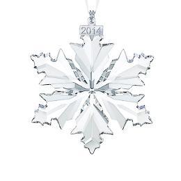 Swarovski Crystal 2014 Annual Snowflake Ornament
