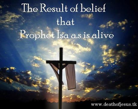 The Result of belief that Prophet Isa a.s is alive 