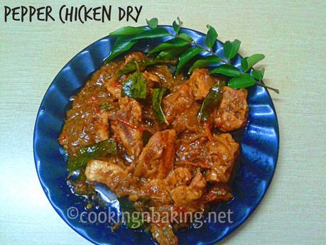 Pepper Chicken Dry