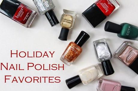 Holiday Nail Polish Favorites - Zoya, Butter London, Deborah Lippmann, KB Shimmer, Mineral Fusion & theBalm