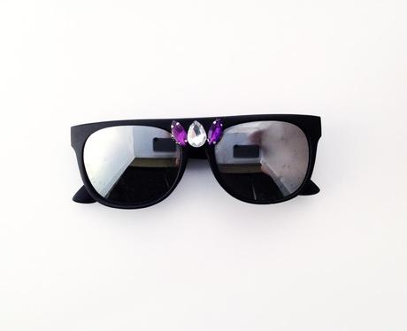DIY Embellished Gem Sunglasses