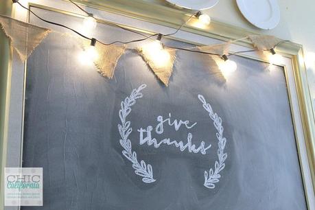 Turn an old piece of art into a chalkboard
