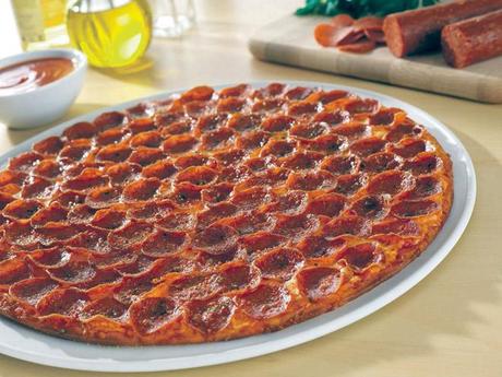 I never do reveal the identity of the pizza chain I’m talking about in this article, but it’s not like some big secret, either. Here’s one of their promotional photographs.