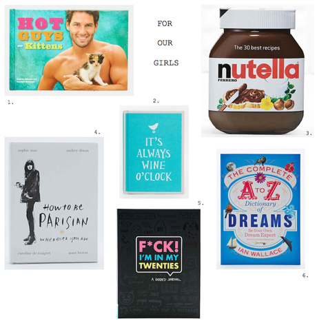 gift ideas women books funny dreams nutella