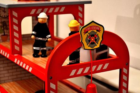 Asda Wooden Toy Range - Fire Station