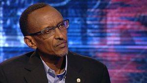 Rwandan president Paul Kagame - Picture - Courtesy BBC.