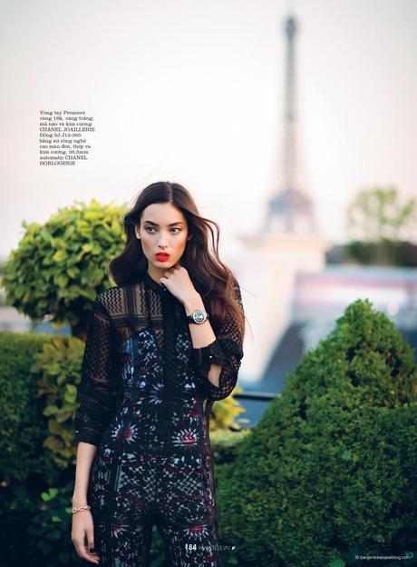 Tiana Tolstoï is a “Modern Muse” for a Special Chanel for ELLE by Benjamin Kanarek Tiana Tolstoi in Chanel Restort 2015 for ELLE VIetnam © Benjamin Kanarek