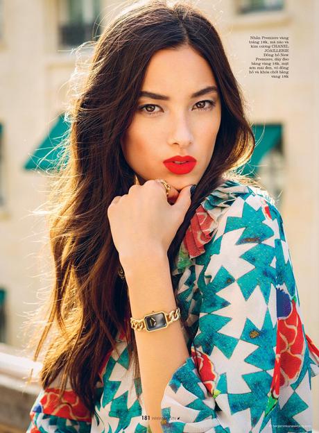 Tiana Tolstoï is a “Modern Muse” for a Special Chanel for ELLE by Benjamin Kanarek Tiana Tolstoi in Chanel Restort 2015 for ELLE VIetnam © Benjamin Kanarek