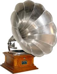 A Victor V phonograph, circa 1907