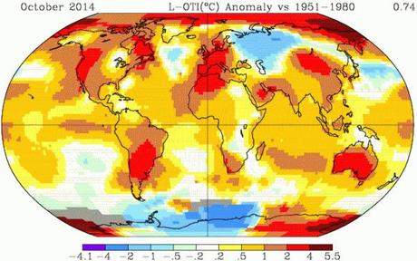 October 2014 Hottest on Record