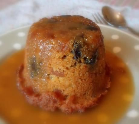 Apricot and Prune Puddings with a Lemon and Butterscotch Sauce