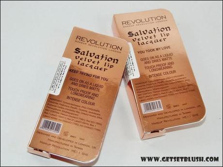 Makeup Revolution Salvation Velvet Lip Lacquer in You Took My Love,Keep Trying For You - Review,Swatches,LOTD