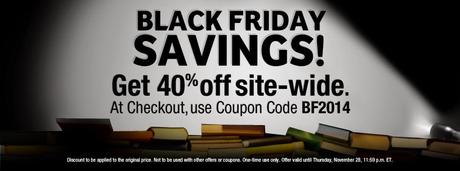 Black Friday Celebration at Harlequin.com! Save 40% storewide on all titles, 28 November!!!