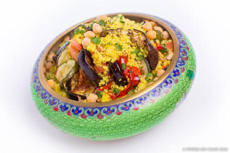 Fitness On Toast Faya Blog Girl Morocco Food Recipe Inspired Themed Moroccan Salad CousCous Tagine Saffron Courgette Chickpeas Zucchini Aubergine Sultanas Olives