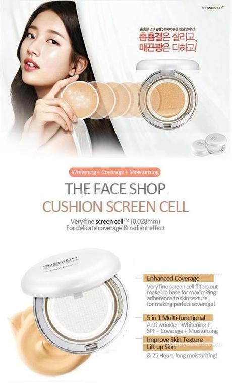 The Face Shop Cushion Screen Cell infor