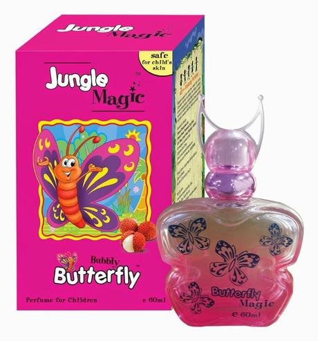 Pefumes For Kids by Jungle Magic - Made Of Essential Oils and Deratologically Tested - Bubbly Butterfly