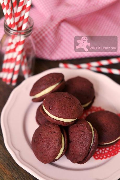 red velvet Whoopie pie made with Bobby Flay recipe