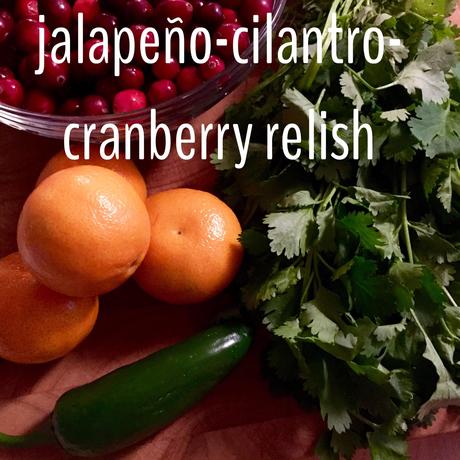 jalapeño cilantro cranberry relish sauce