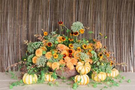 fall floral arrangement