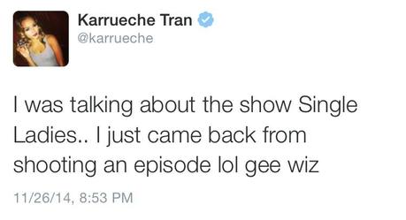 Karrueche Tran CLARIFIES Being Single Karrueche Tran CLARIFIES Being Single